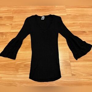M by Missoni Black Knit Bell Sleeves Top Size 8